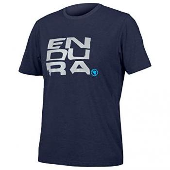 Endura organic t shirt overlays one clan ink blue