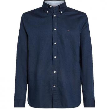 Tommy Hilfiger Button-Down Hemd aus Baumwolle-Leinen