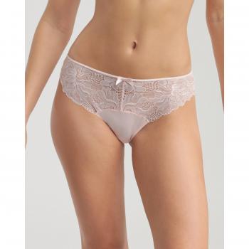 Dim Damen-Höschen aus Mikrotüll 008H5, Innenfutter, elegantes Design, rosa, L