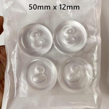 Tampons protecteurs auto-adhésifs en silicone pour meubles, 8x2MM et 11x5MM