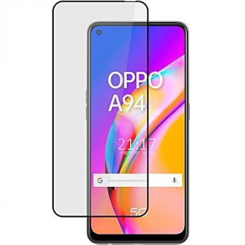 Tumundosmartphone Protector de Pantalla Vidrio Templado Completo Full Glue Negro Oppo A94 5G