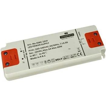 Adaptador de Corriente 12V 60W 5A Slim Snappy SS60-12VF
