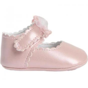 Zapatos de Niña Mayoral Bailarinas 9742 Mercedita Lazo Recién Nacido Rosa