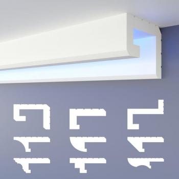 HexiLED Profilo Fuga Ombra in Stucco – Luminaria Indiretta 20,4 m
