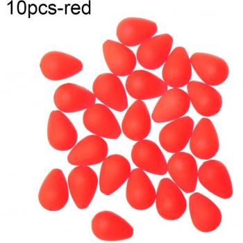 10pcs Red/Yellow Sensitive Fishing Float Signal Beans