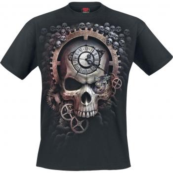 T-Shirt Uomo Spiral - Reaper Time - Nero - S a 4XL