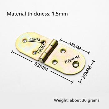 Bisagra con solapa tipo mesa - 2 unidades
