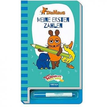 Trötsch Die Maus Schreib und wisch weg Zahlen