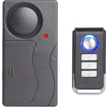 Wireless Bicycle Alarm System, Anti-Theft with Remote Control, IP55 Waterproof, 93 DB