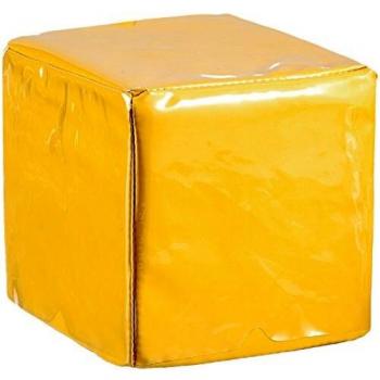 Cube de rangement avec poches jaunes