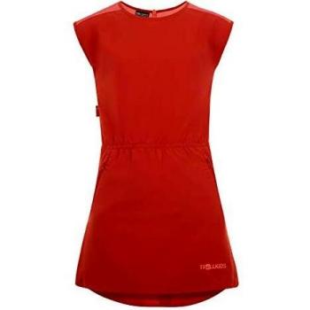Trollkids Vestito Arendal Coral / Mystic Red 116 cm