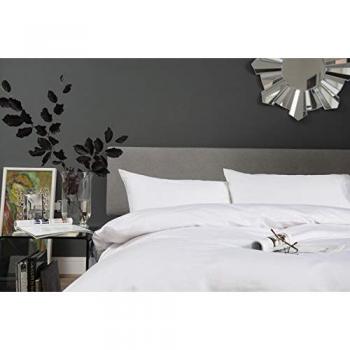 Lyndon 400 TC Duvet Cover Set White Single - 1 Standard Pillowcase