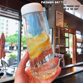 550ML Cat Paw Water Bottle BPA Free with Tea Filter