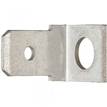 Klauke 2105 Linguetta piatta terminale 6.3 mm 0.8 mm 90° Non isolato Metallo 1 pz