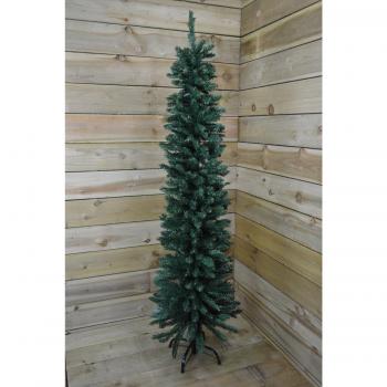 7ft 3 Green Premier Slim Pencil Christmas Tree
