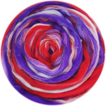 Hand-Dyed Merino Wool Needle Felting Kit - 50g Blended Roving