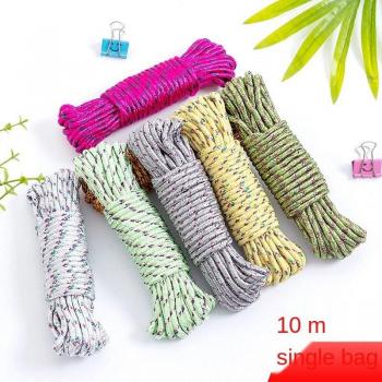 Thickened Multi-function Nylon Antiskid Windproof Clothesline 10m Outdoor