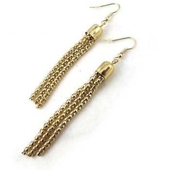 Pendientes Geométricos Dorados 'Chorégraphie'