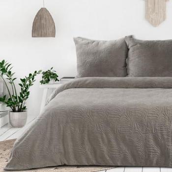 Eurofirany Uniseks posteljina 160x200 cm Bež Flano Samt