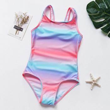 Bañador Infantil Arcoíris con Protección UV 50+ y Refuerzo 164 mm