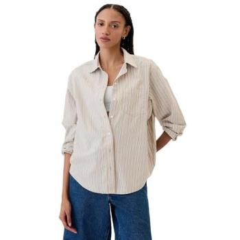 GAP Damska Koszula Poplin w Paski Oversize