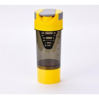 Sport‑Shaker Flasche 500 ml – Kunststoff Wasserbehälter für Schule & Outdoor