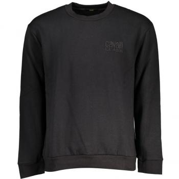 Roberto Cavalli Pullover mit Print-Logo in Schwarz - Größe M