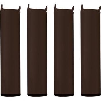 Juego de patas metálicas Ceres Pardo - 4 unidades