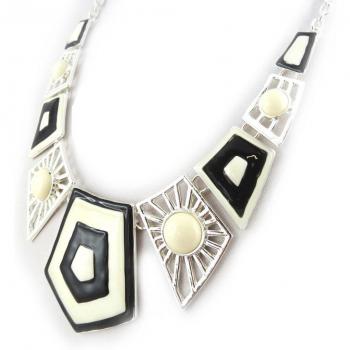 Collezione Creazioni Lily: Collier Acapulco Nero & Beige