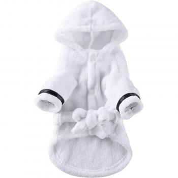 Luxury Pet Hooded Bathrobe