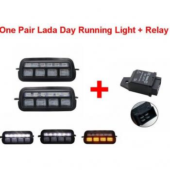 Feux latéraux LED avec clignotant ambre pour Lada Niva 4X4 1995