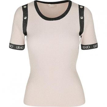Liu Jo Sport Bluse TA4041 MS014 Rosa Slim Fit S female
