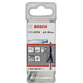 Bosch HSS-AlTiN Step Drill Bit 6mm - 30mm