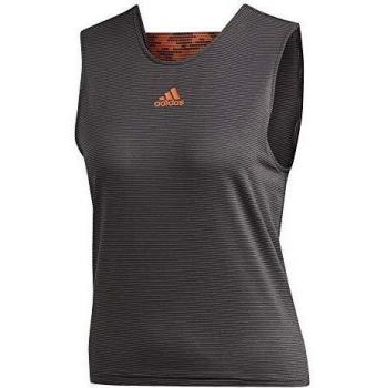 Adidas Damen Camotank P.Blue Ärmelloses Oberteil, Grisei/Naraut, L