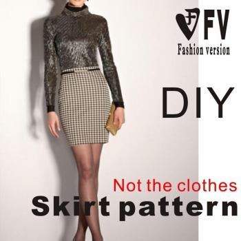 Falda media mujer MBQ-4 DIY 1:1