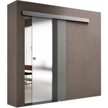 Doporro Porta Soft-Close Vetro Satinato 8mm Amalfi12