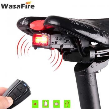 WasaFire Drahtloses Rücklicht mit Fernbedienung und Alarm