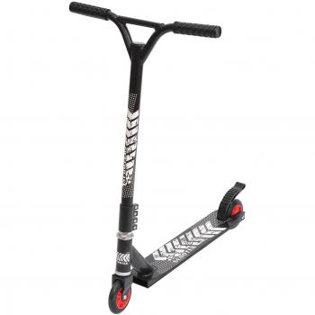 HOMCOM Street Pro 2‑Wheel Stunt Scooter with Fixed Bar – Black (360°)