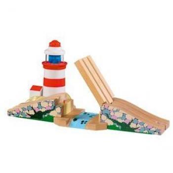 Leuchtturm mit Sound für Holzeisenbahn (Modellnummer: 410-30194) von FUNTOYS