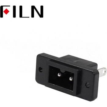IEC320 C8 Male Power Inlet Socket 250V 2.5A