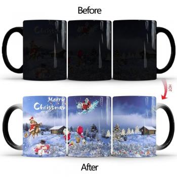 Ceramic Color-Changing Christmas Coffee Cup