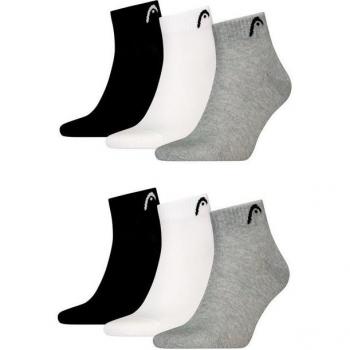 Head All Sports Trío de Calcetines Negro/Blanco/Gris