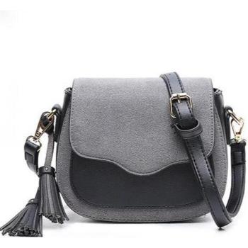 Handmade Leather Diagonal Bag with Drawing Paper Layout 071511