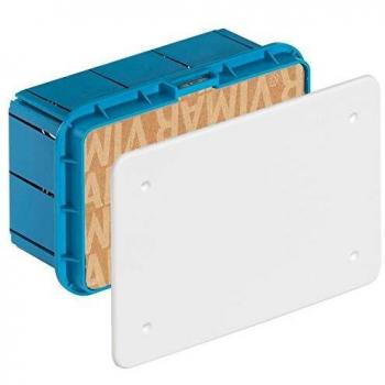 Boîte dérivation encastrable VIMAR avec couvercle blanc et vis 154