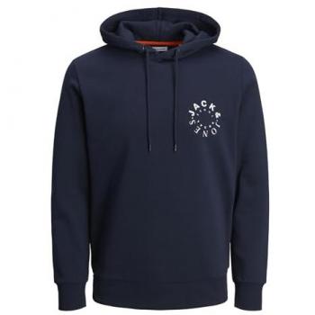 Jack & Jones - Sudadera con capucha mangas largas con bordado frontal de hombre