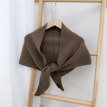 Double-Sided Knitted Shawl Wrap for Women