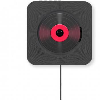 Wall Mountable Bluetooth HiFi CD Player with Remote Control, FM Radio, USB MP3 and 3.5MM Headphone Jack