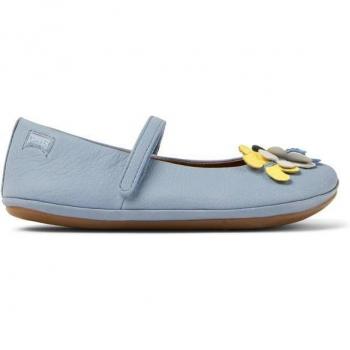 Camper K800539-002 TWS bailarinas color azul en piel de niña
