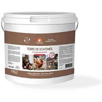 Terre de diatomée habitats pour basse cour (Le fermier) - 2,5 Kg