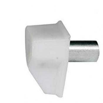 MASIDEF Reggipiani con perno in plastica bianca ø 5 mm. 16 pz